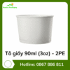 Tô giấy 90ml (3oz) - 2PE