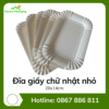Đĩa giấy chữ nhật nhỏ 20x14cm