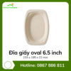 Đĩa giấy oval 6.5 inch