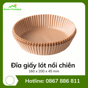 Đĩa giấy lót nồi chiên 16 x 20cm