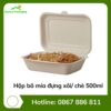 Hộp bã mía đựng xôi/chè 500ml
