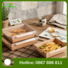 Hộp Giấy Kraft Nắp Nhựa PET