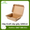 Hộp Kraft nắp giấy 1000 ml