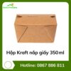 Hộp Kraft nắp giấy 350 ml