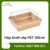 Hộp Kraft nắp PET 350 ml