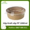 Hộp Kraft nắp PP 1000 ml