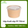 Hộp Kraft nắp PP 750 ml