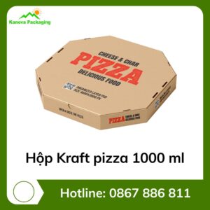 Hộp Kraft pizza 1000 ml