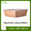 Hộp Kraft vuông 1000ml