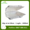 Hộp vỏ sò 20cm - 1 ngăn - 1000ml