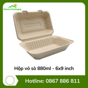 Hộp vỏ sò 880ml - 6x9 inch