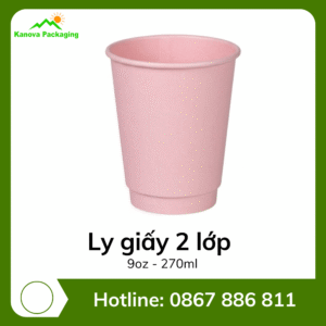Ly giấy 2 lớp 9oz - 270ml