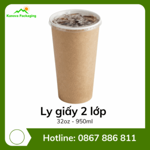 Ly giấy 2 lớp 32oz - 950ml