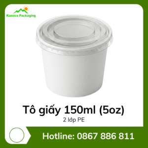 Tô giấy 150ml (5oz) - 2PE