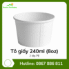 Tô giấy 240ml (8oz) - 2PE