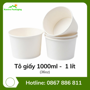 Tô giấy 1000ml -  1 lít (36oz)