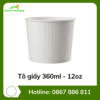 Tô giấy 360ml - 12oz