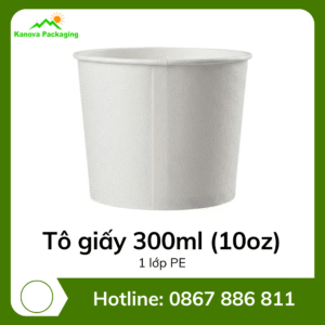 Tô giấy 300ml (10oz) - 1PE