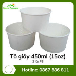 Tô giấy 450ml (15oz) - 2PE