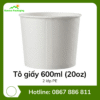 Tô giấy 600ml (20oz) - 2PE