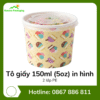 Tô giấy 150ml (5oz) in hình - 2PE