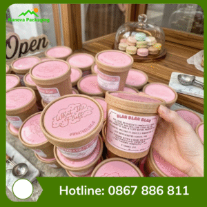 Hũ Giấy Kraft Đựng Kem