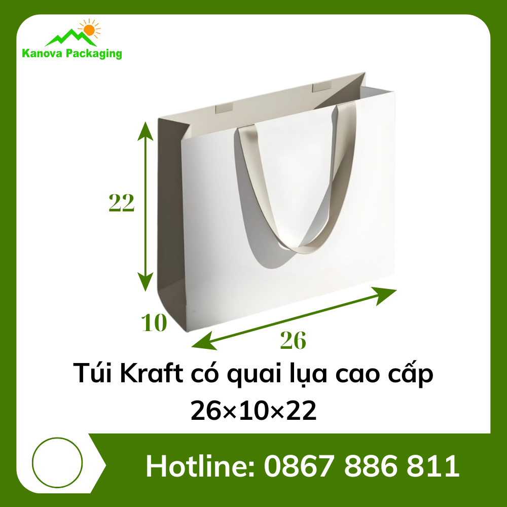 Túi giấy Kraft Kanova Pack (17) Kanova Pack