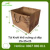 Túi Kraft khổ vuông có đáy 25×25×25