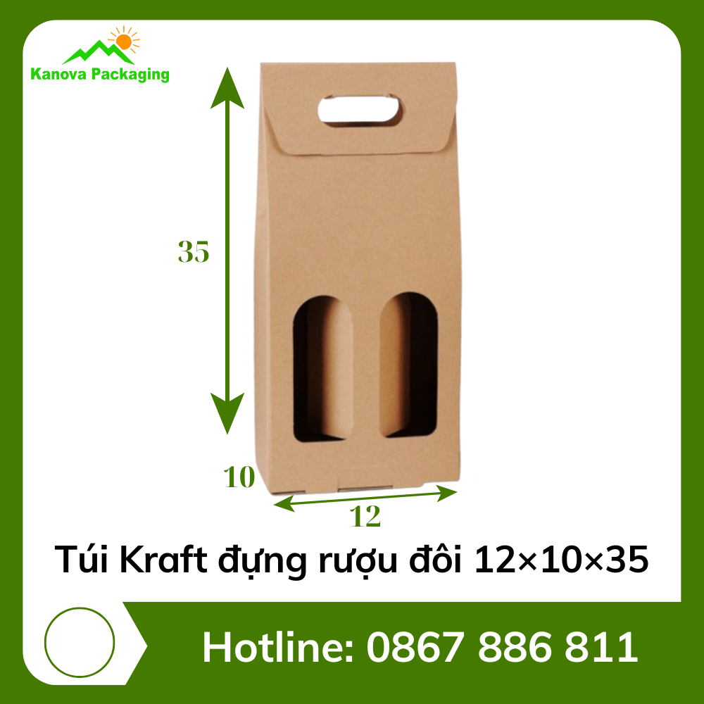 Túi giấy Kraft Kanova Pack (26) Kanova Pack