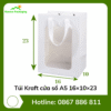 Túi Kraft cửa sổ A5 16×10×23