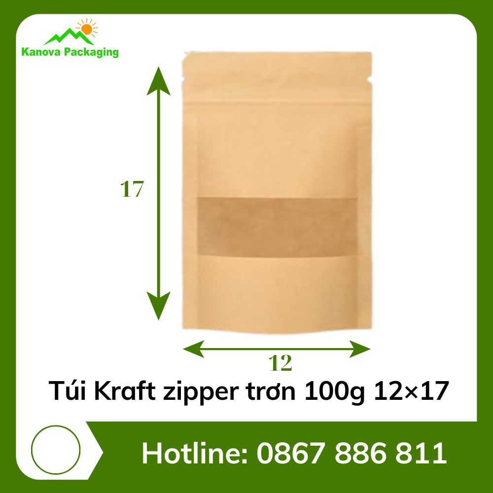 Túi giấy Kraft Kanova Pack (28) Kanova Pack