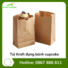 Túi Kraft đựng bánh cupcake
