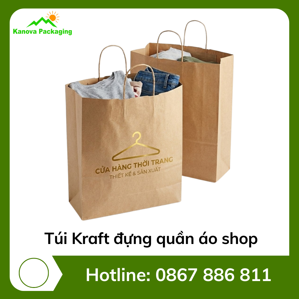 Túi giấy Kraft Kanova Pack (33) Kanova Pack