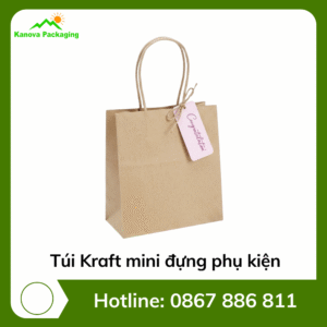 Túi Kraft mini đựng phụ kiện
