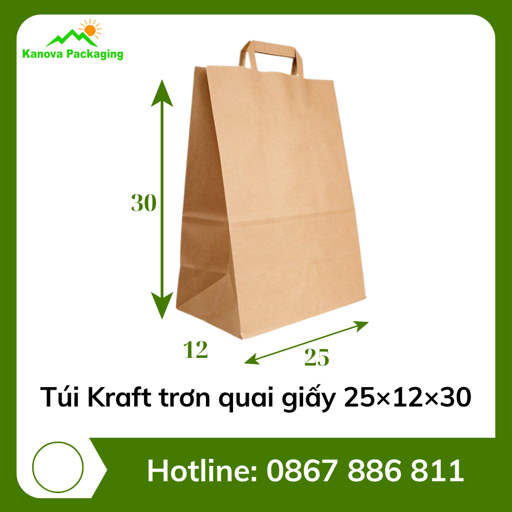 Túi giấy Kraft Kanova Pack (40) Kanova Pack