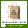 Túi Kraft đựng cà phê/trà 13×6×20