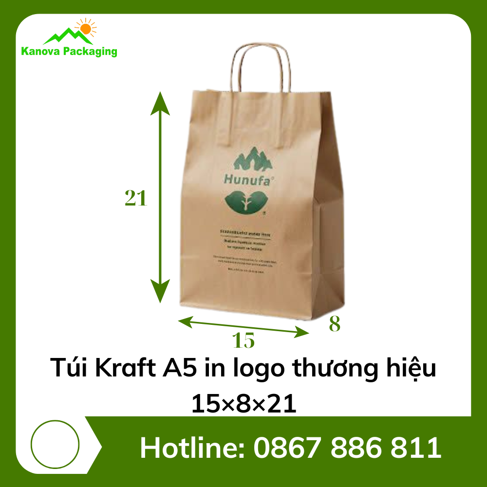 Túi giấy Kraft Kanova Pack (7) Kanova Pack