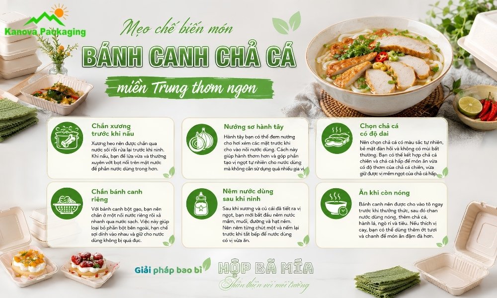 Mẹo chế biến món bánh canh chả cá miền Trung thơm ngon