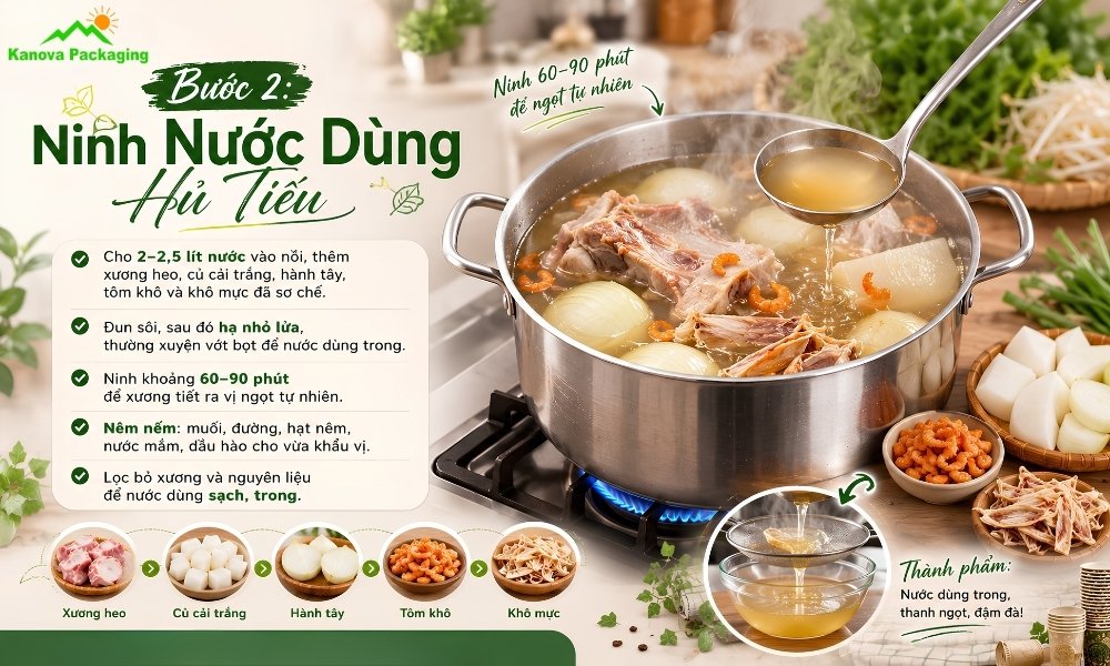 Ninh Nước Dùng Hủ Tiếu