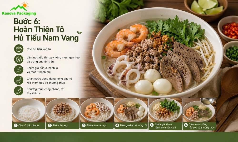 Hoàn Thiện Tô Hủ Tiếu Nam Vang