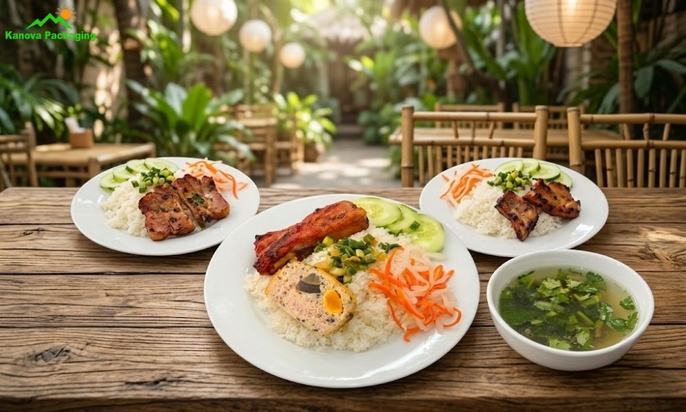 Cơm tấm sườn cọng