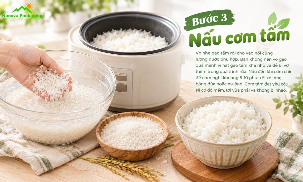 Nấu cơm tấm