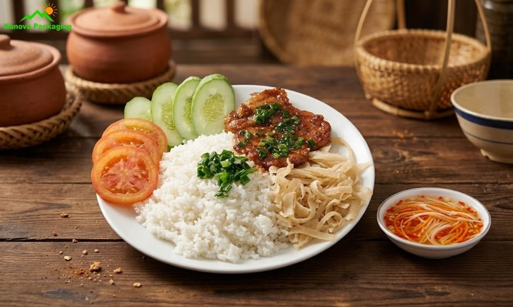 Cơm tấm sườn rim