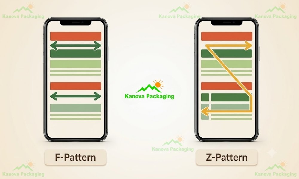 Bố cục F-pattern hoặc Z-pattern